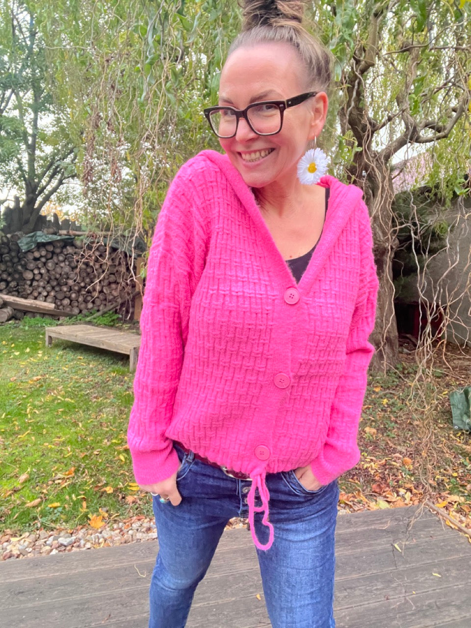 Strickjacke Madame Marie Pink