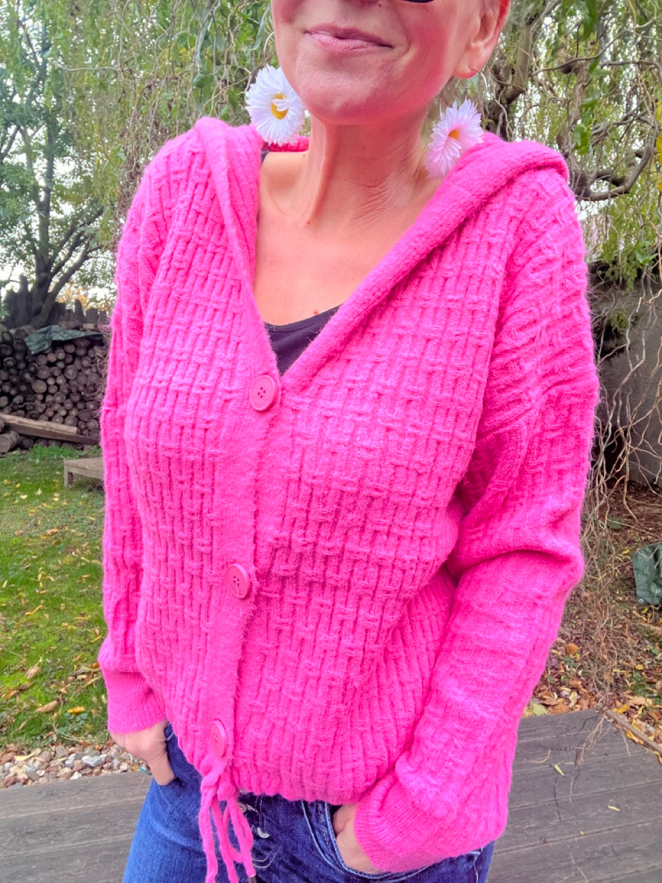 Strickjacke Madame Marie Pink