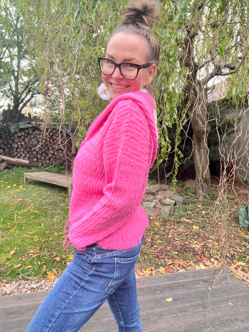 Strickjacke Madame Marie Pink