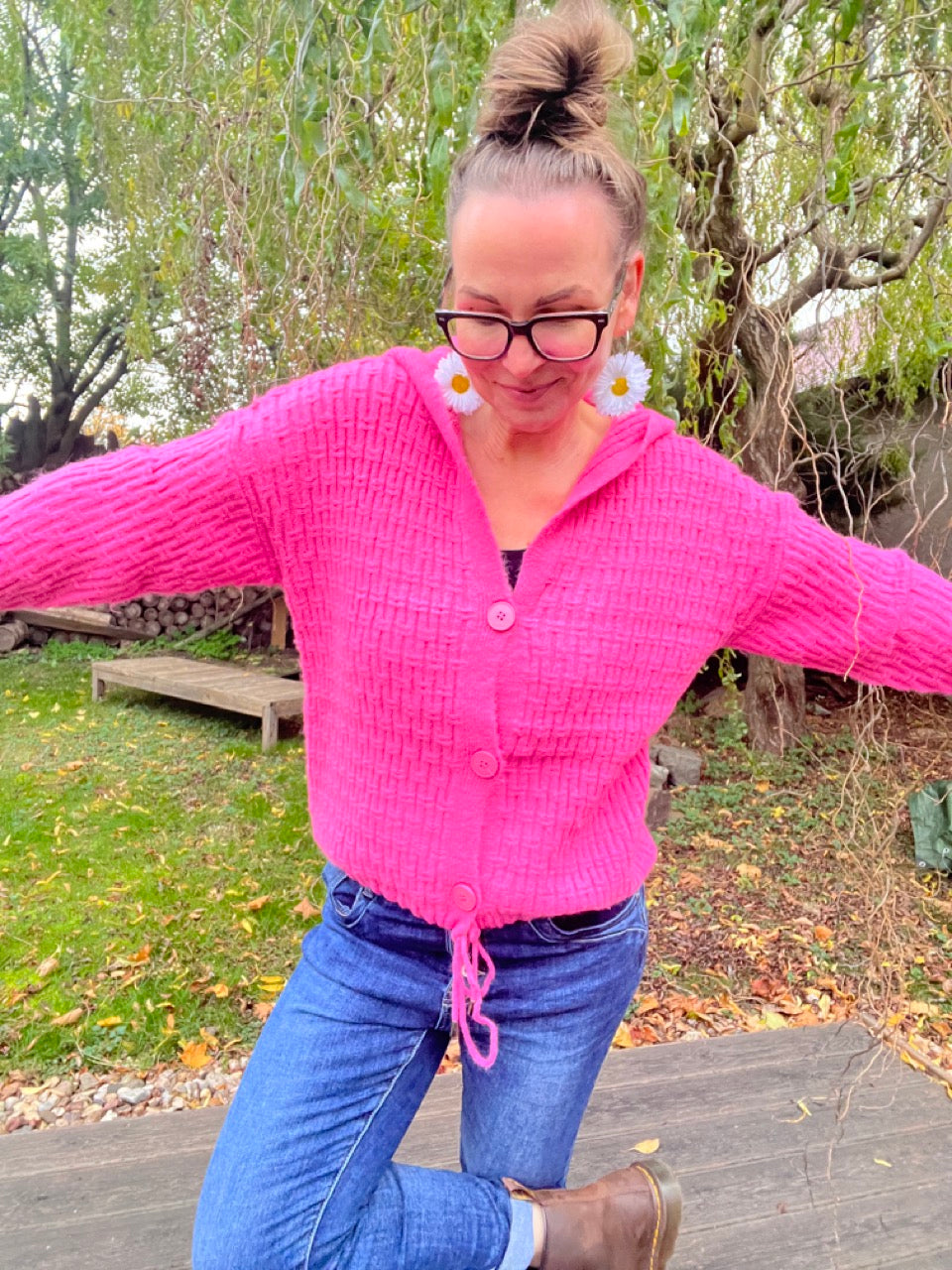 Strickjacke Madame Marie Pink