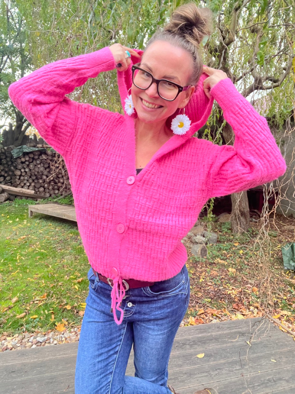 Strickjacke Madame Marie Pink