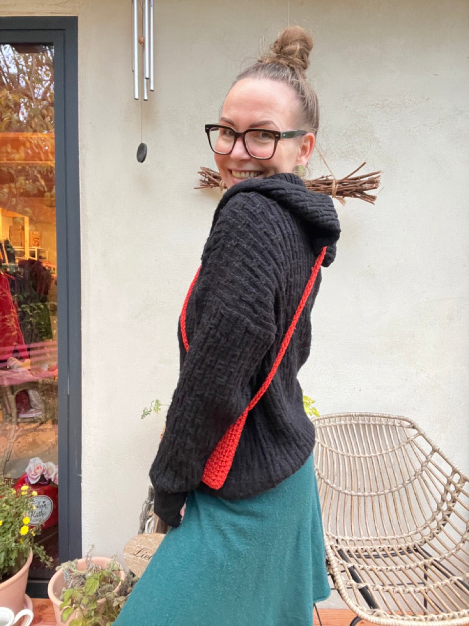 Strickjacke Madame Marie Schwarz