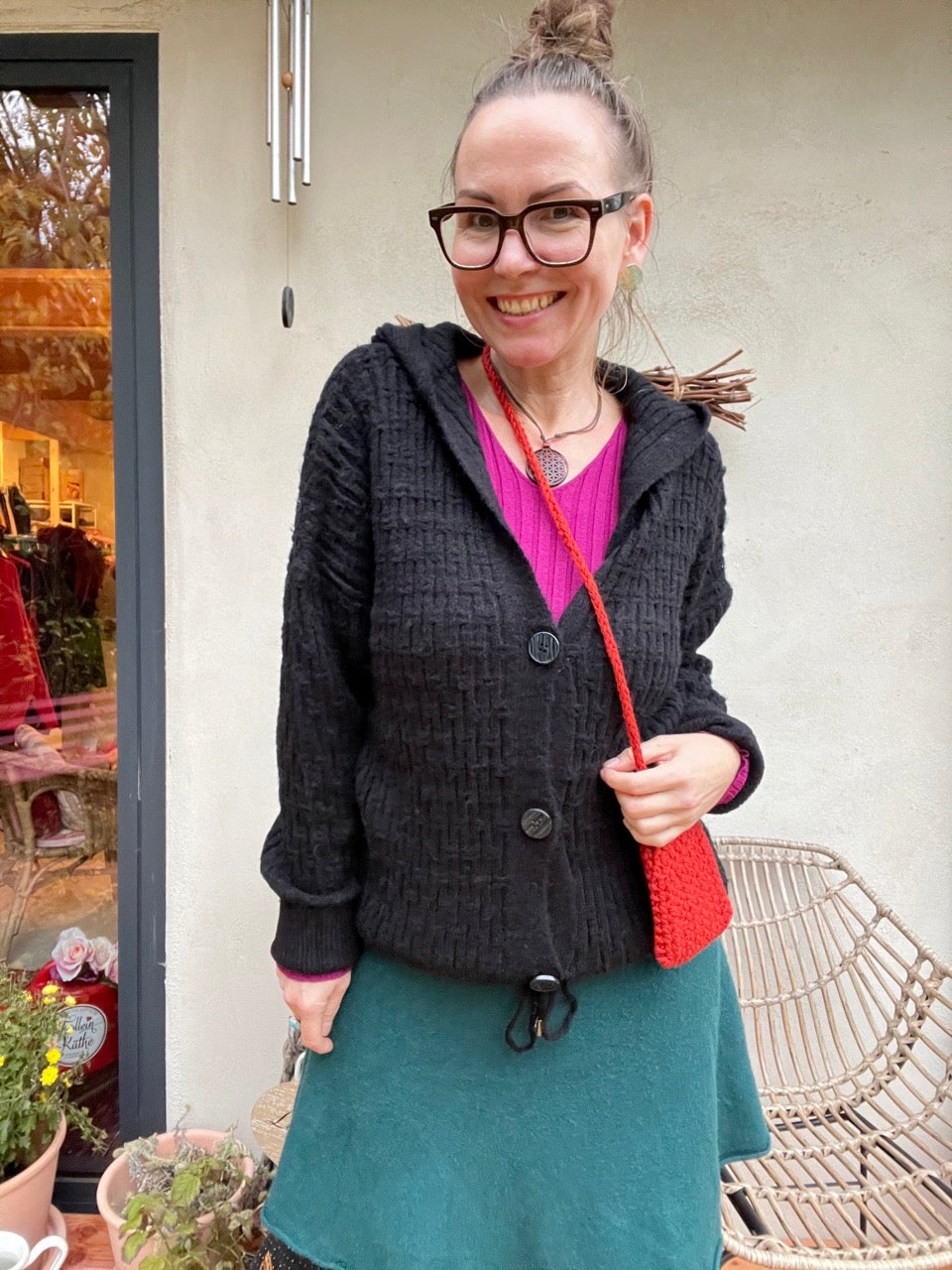 Strickjacke Madame Marie Schwarz