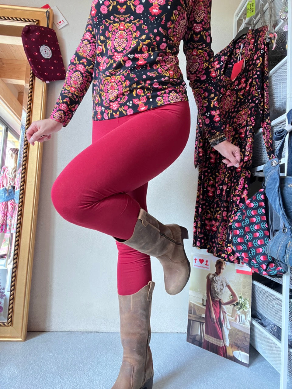 Leggings lovely Legs Rot