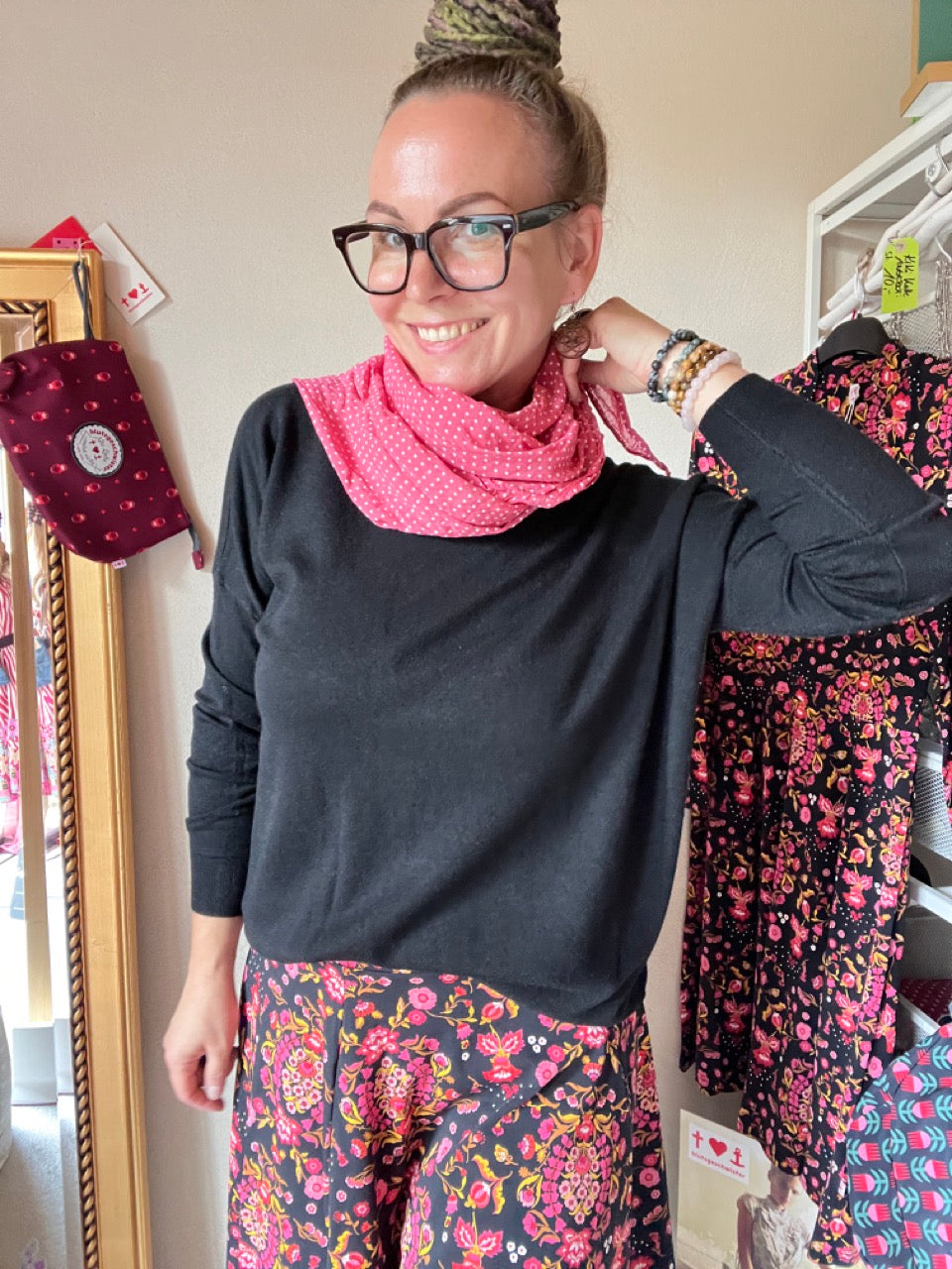 Pulli Federleicht Schwarz
