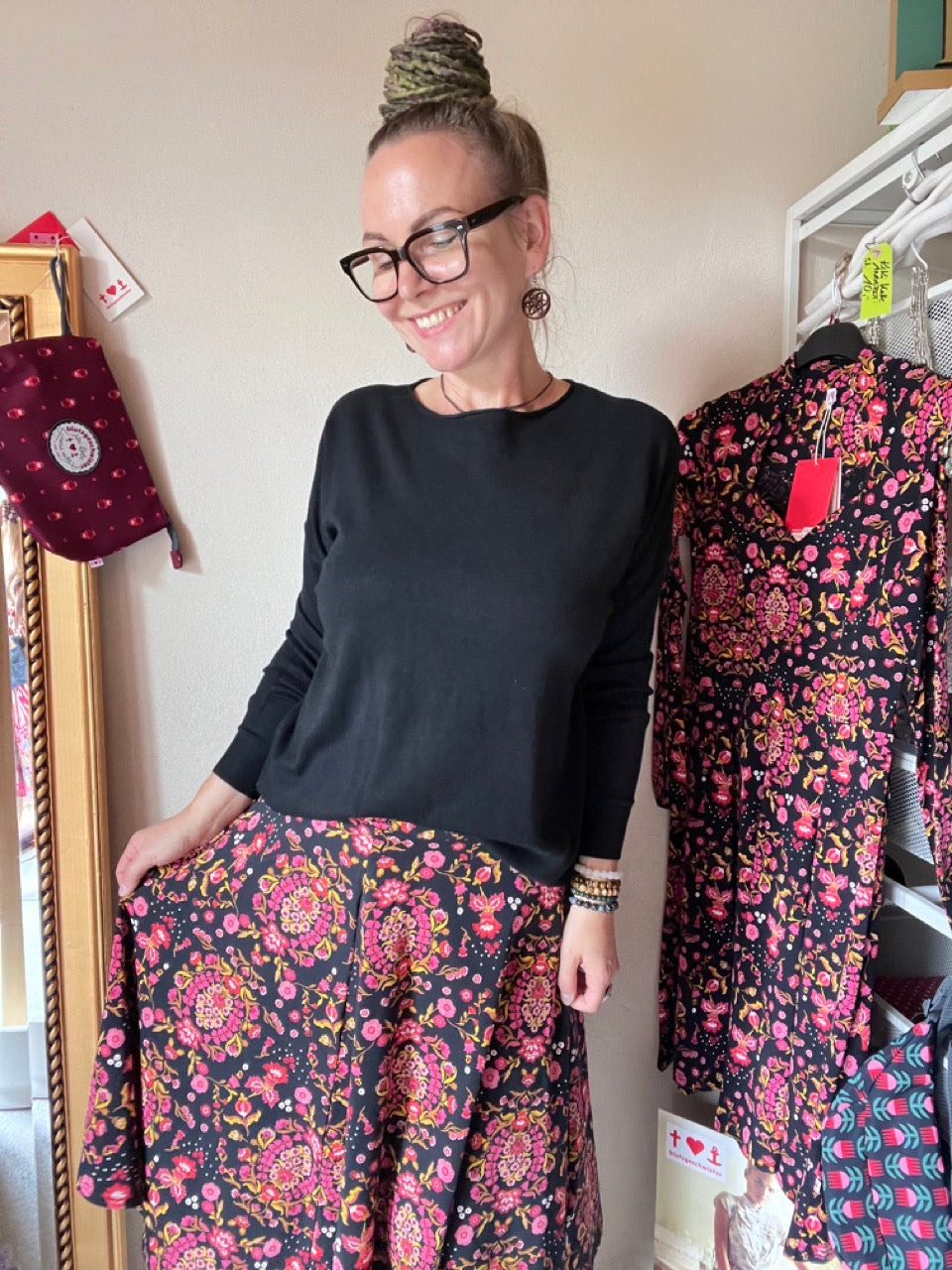 Pulli Federleicht Schwarz