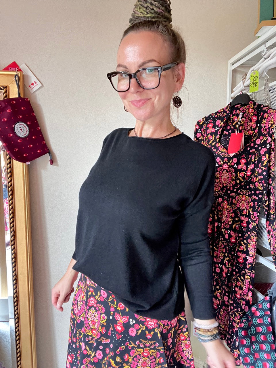 Pulli Federleicht Schwarz