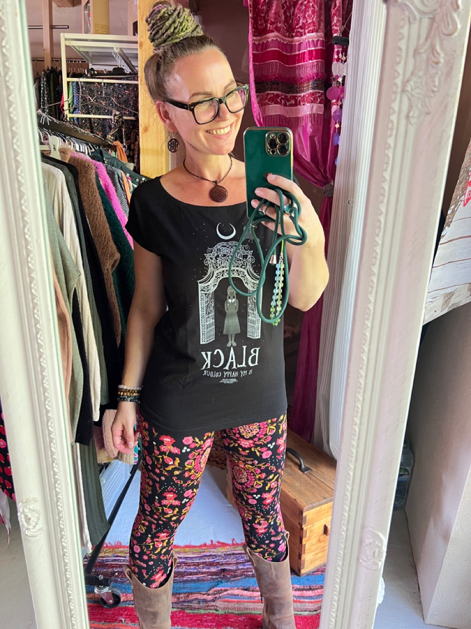 Shirt Wednesday My Happy Color Schwarz