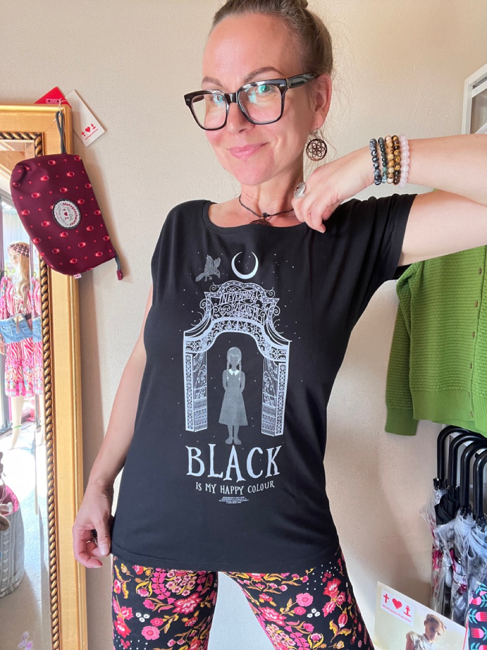 Shirt Wednesday My Happy Color Schwarz