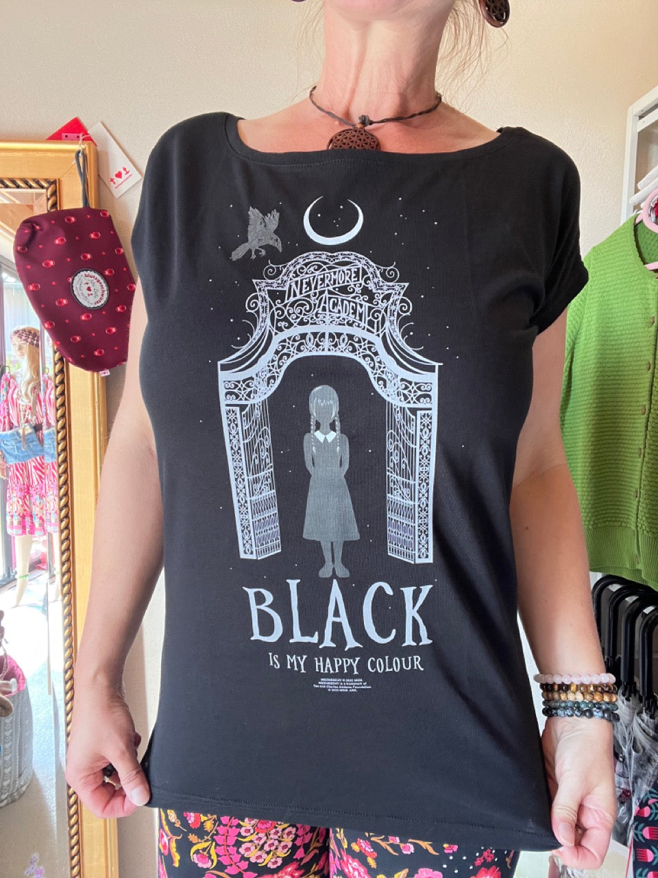 Shirt Wednesday My Happy Color Schwarz