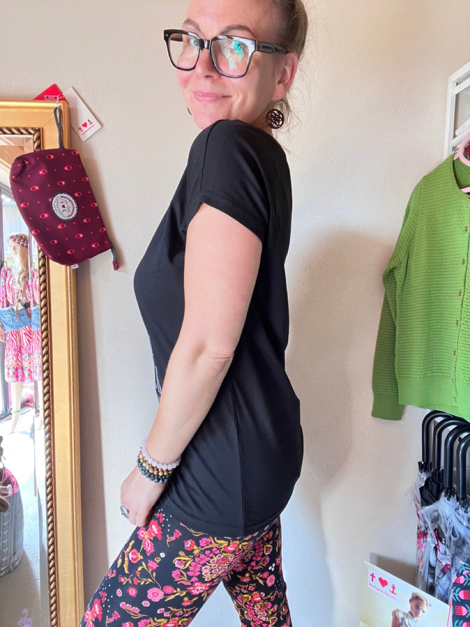 Shirt Wednesday My Happy Color Schwarz