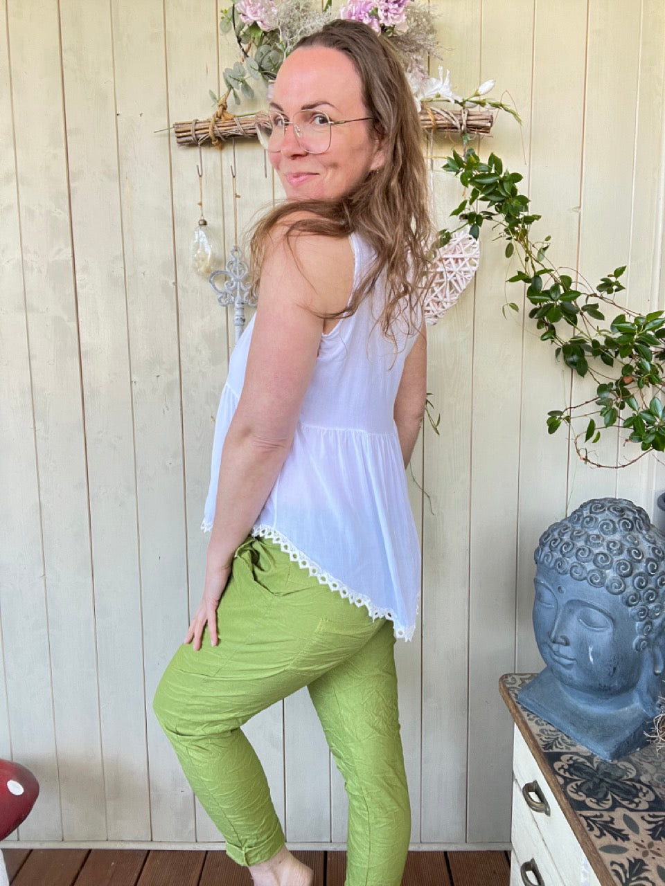 Jogpants Nice Style Kiwi Grün