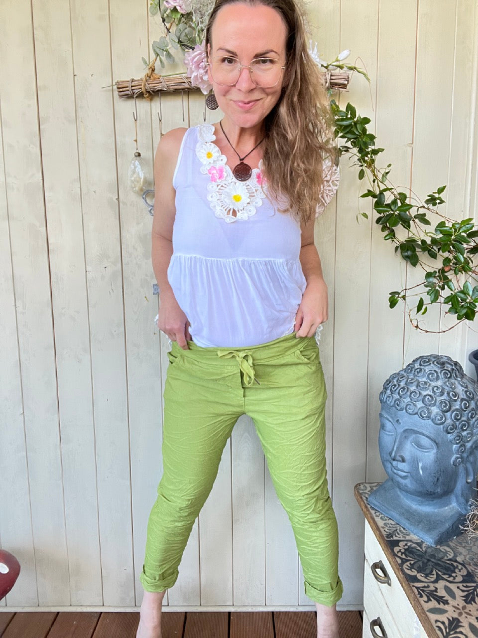 Jogpants Nice Style Kiwi Grün