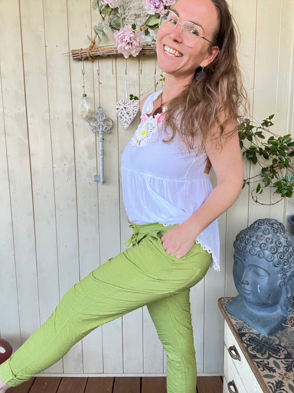 Jogpants Nice Style Kiwi Grün