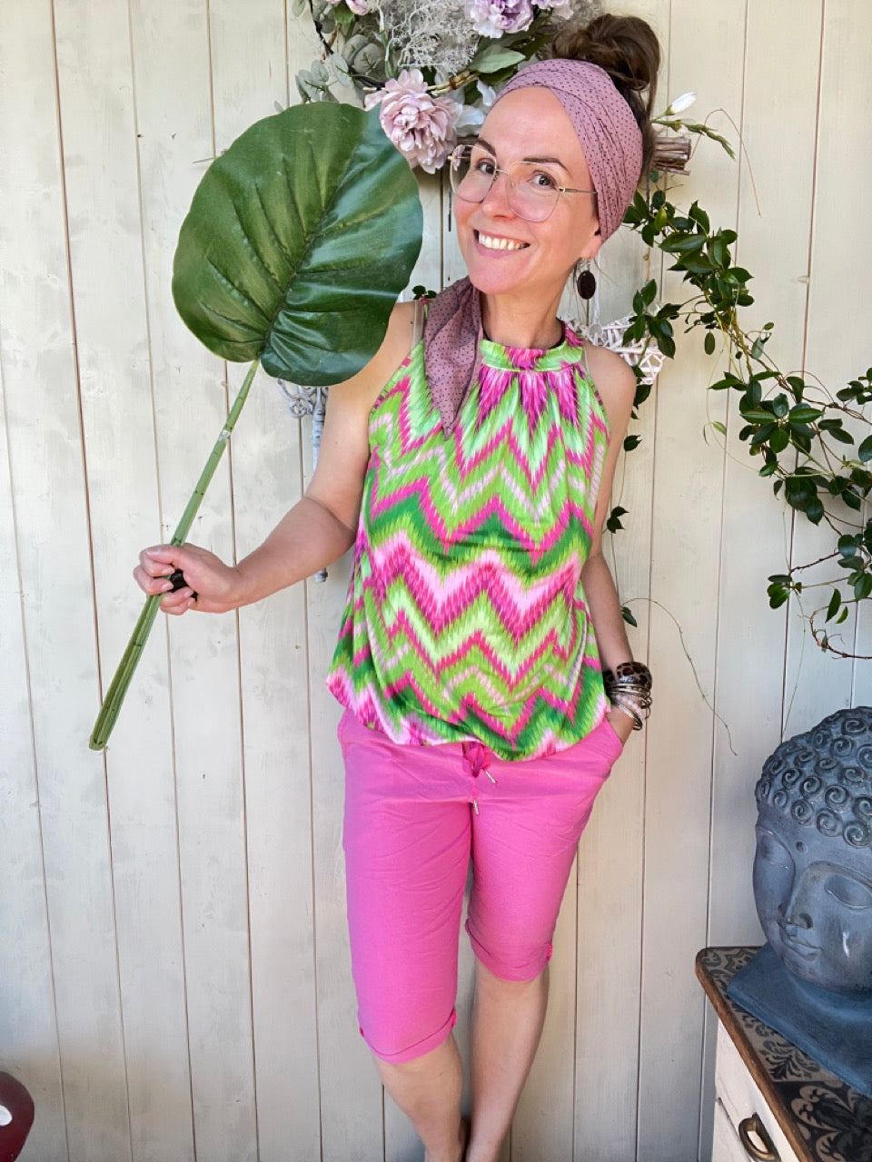Jogpants Short Nice Style Pink