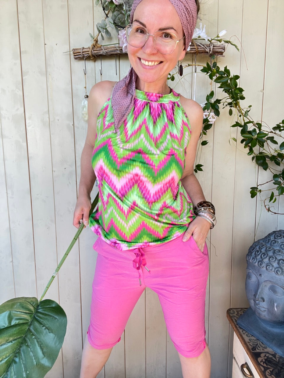 Jogpants Short Nice Style Pink