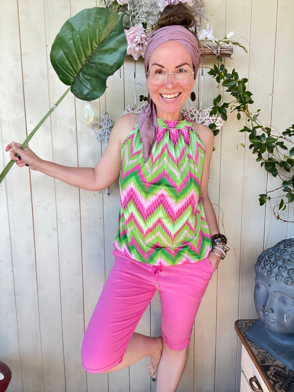 Jogpants Short Nice Style Pink