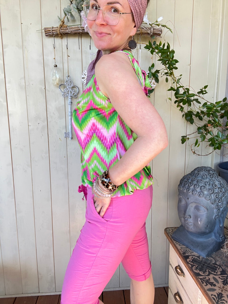 Jogpants Short Nice Style Pink