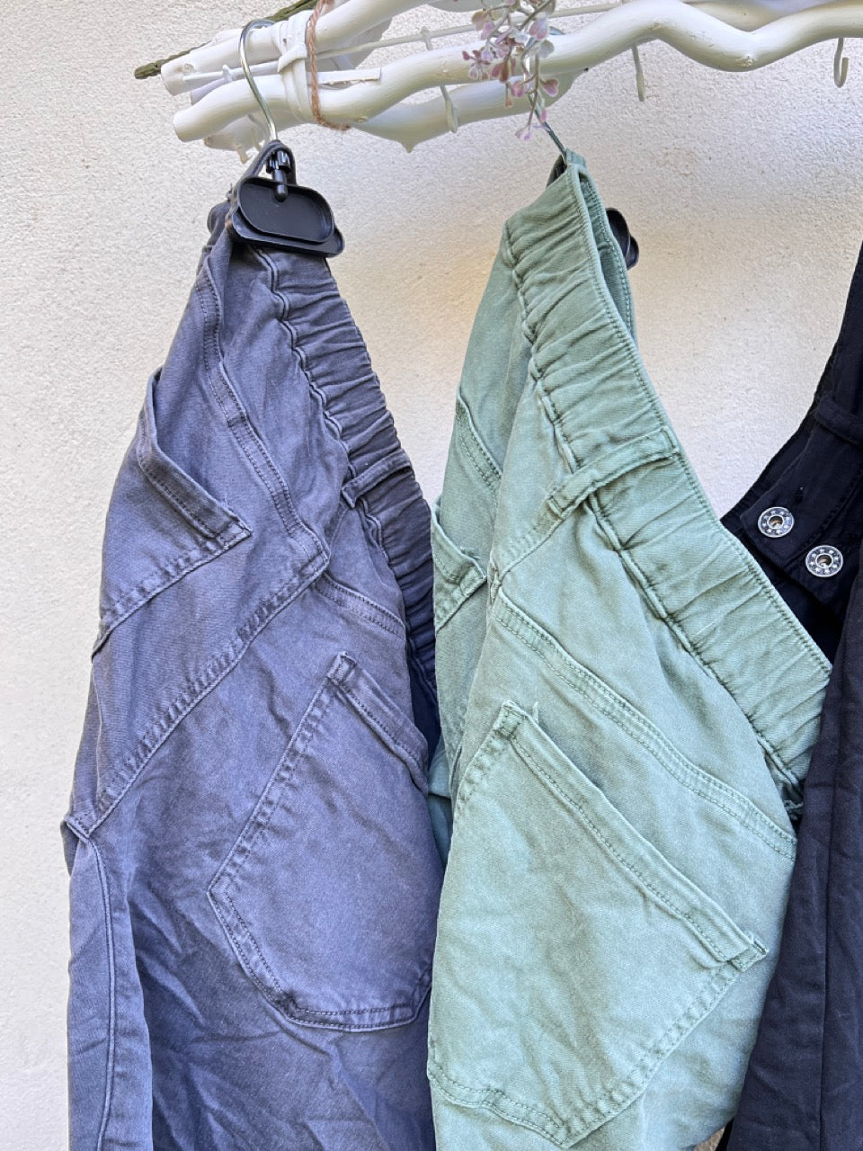 Hose NEU! Jeans Fantastisch Elastisch Olive Grün