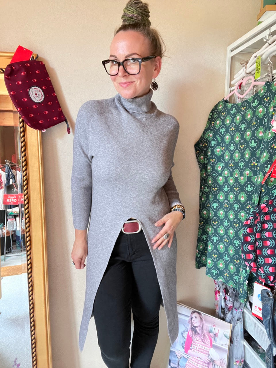 Maxi Pulli Valentina Grau