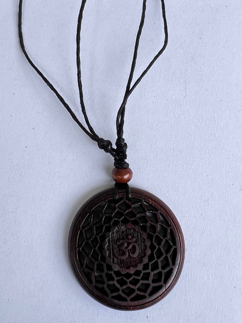 Kette Holz verschiedene Symbole