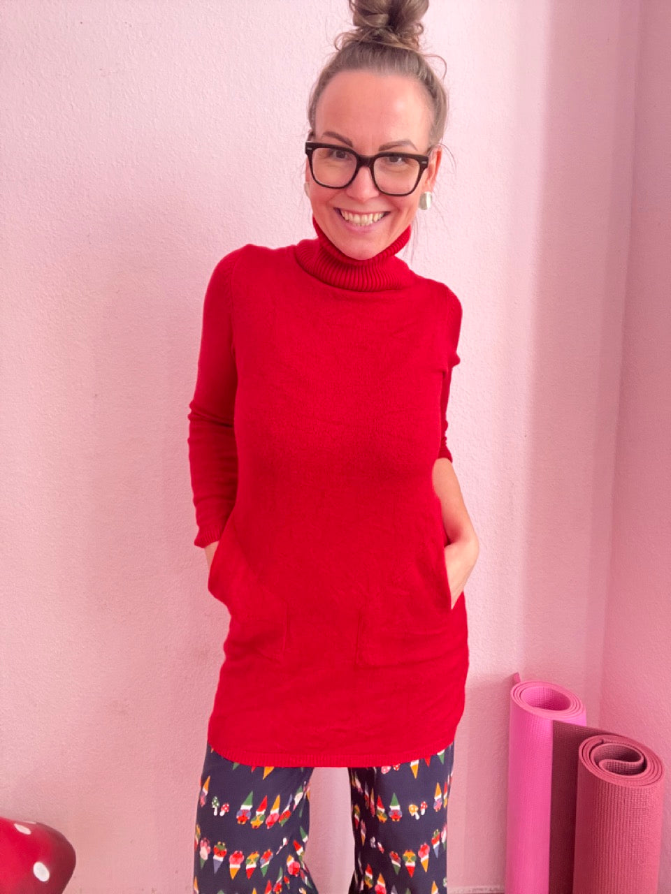 Kleid Herrlich weich Rot