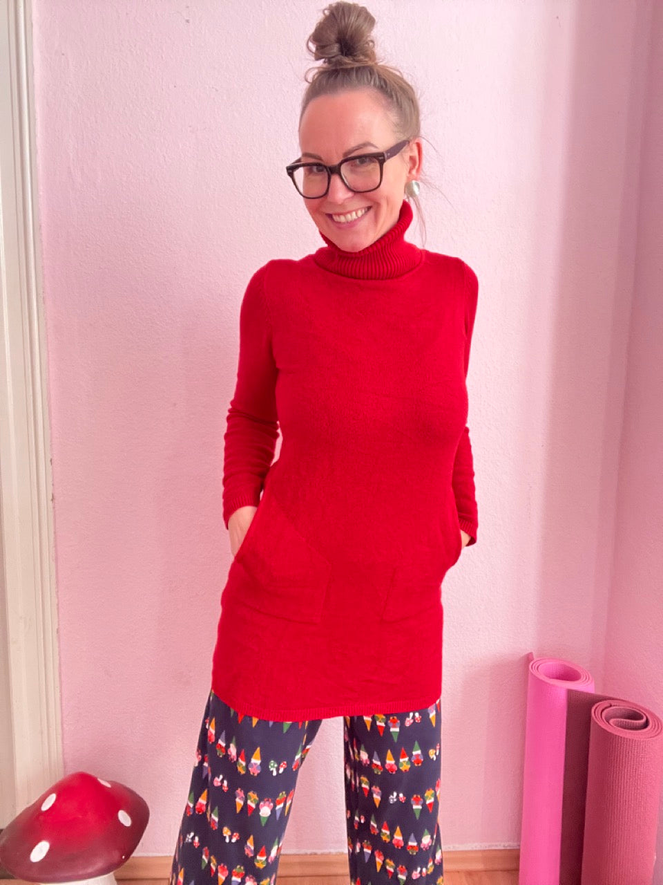 Kleid Herrlich weich Rot