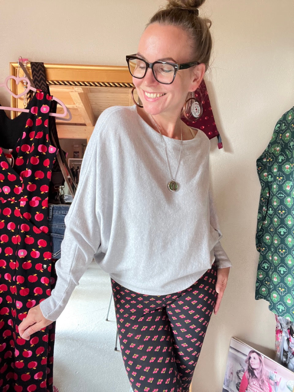 Pulli Kuschelglück Hellgrau
