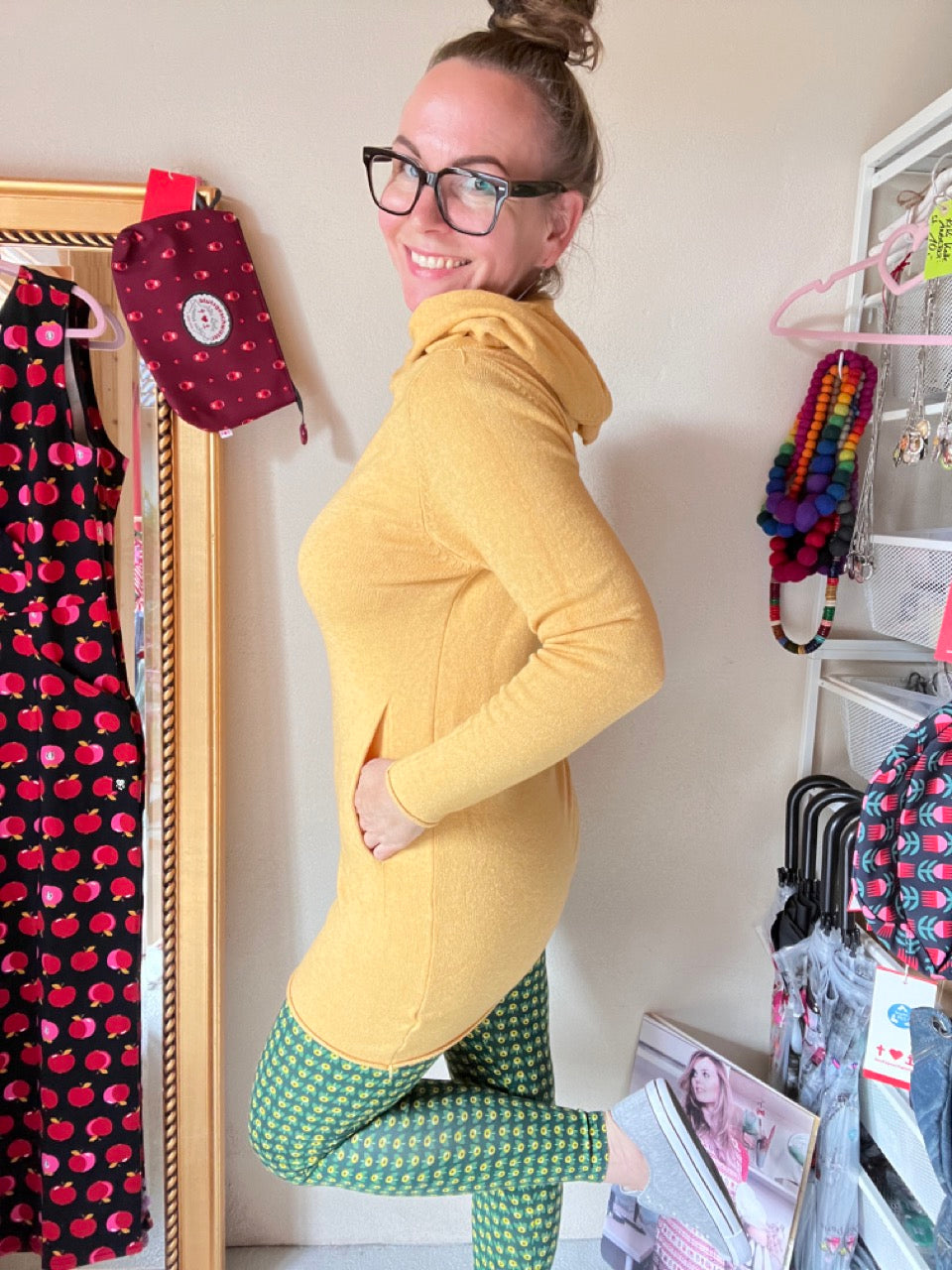 Kleid Fräulein Herrlich Senfgelb