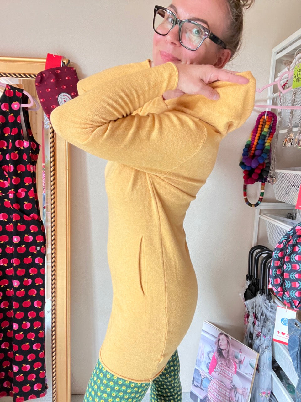 Kleid Fräulein Herrlich Senfgelb
