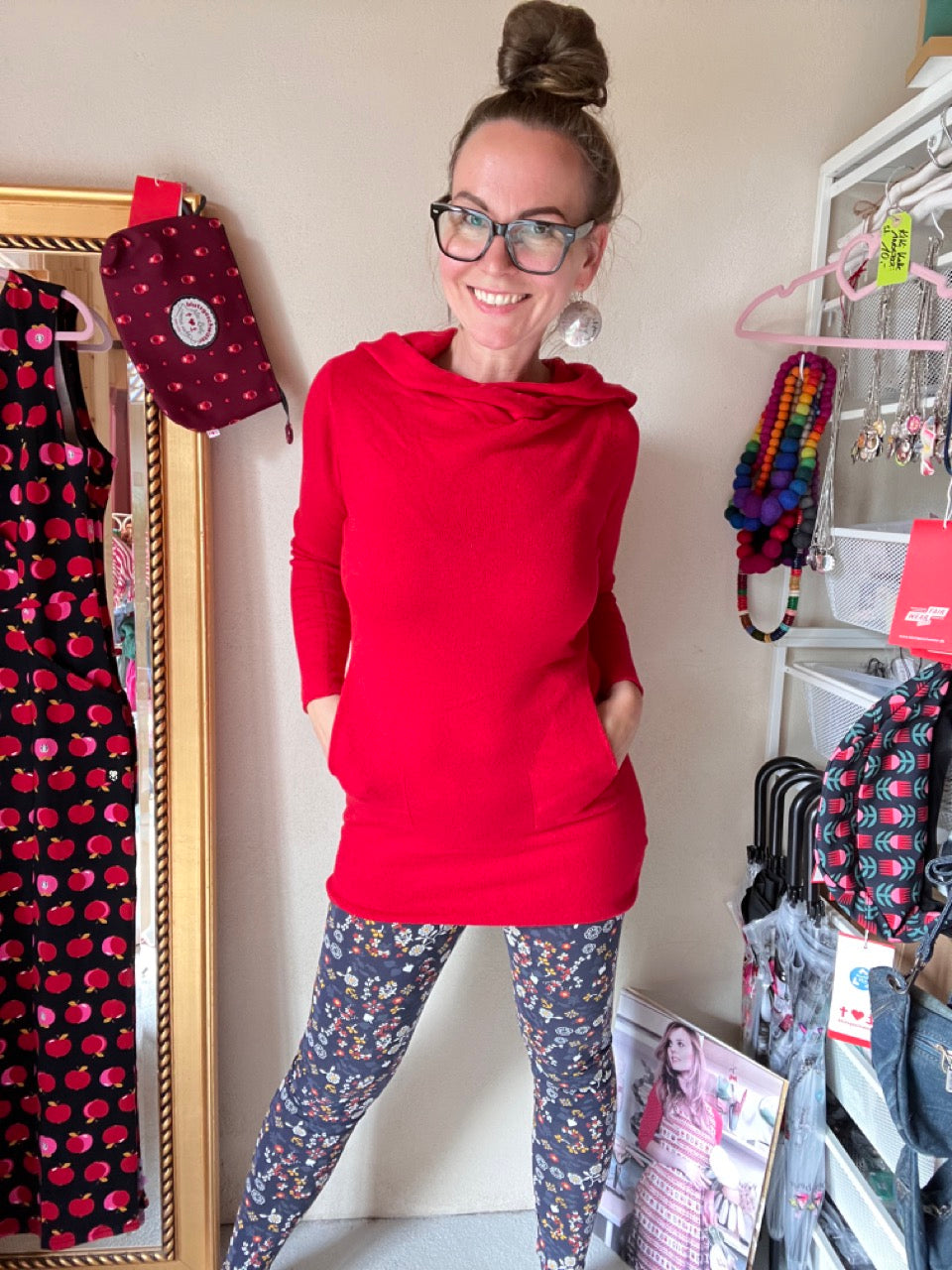 Kleid Fräulein Herrlich Rot