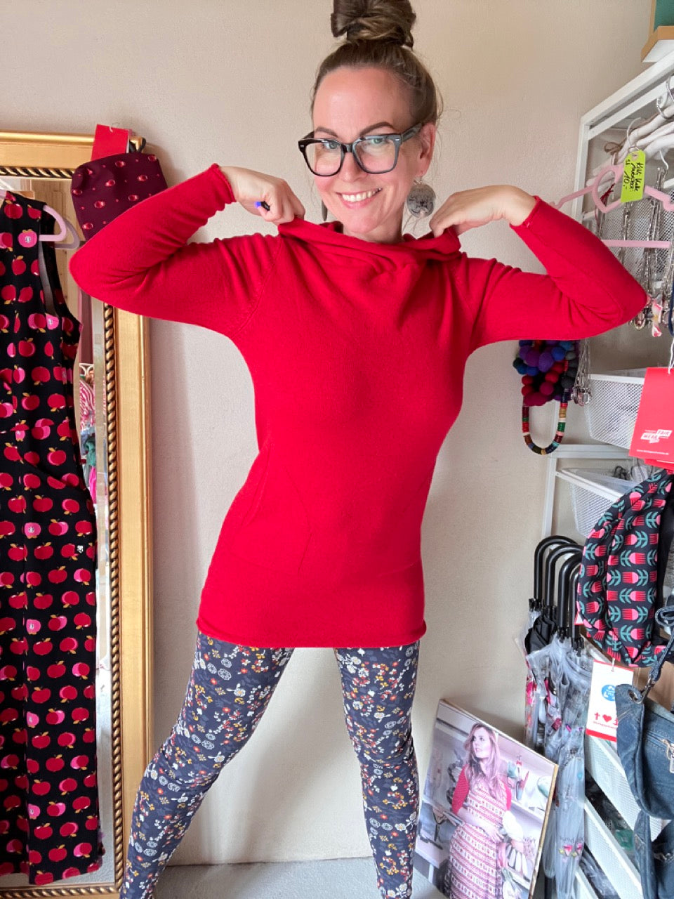 Kleid Fräulein Herrlich Rot