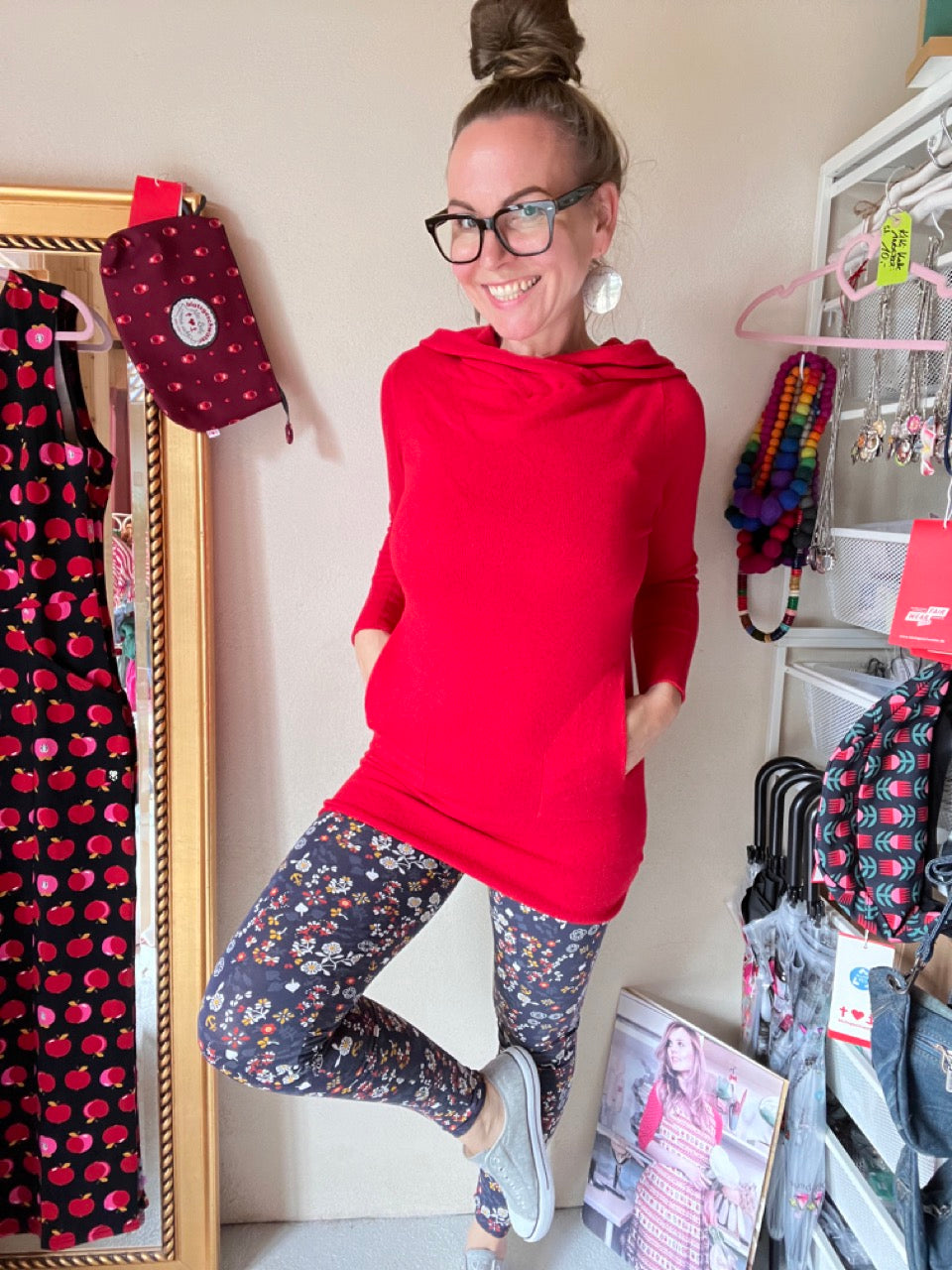 Kleid Fräulein Herrlich Rot