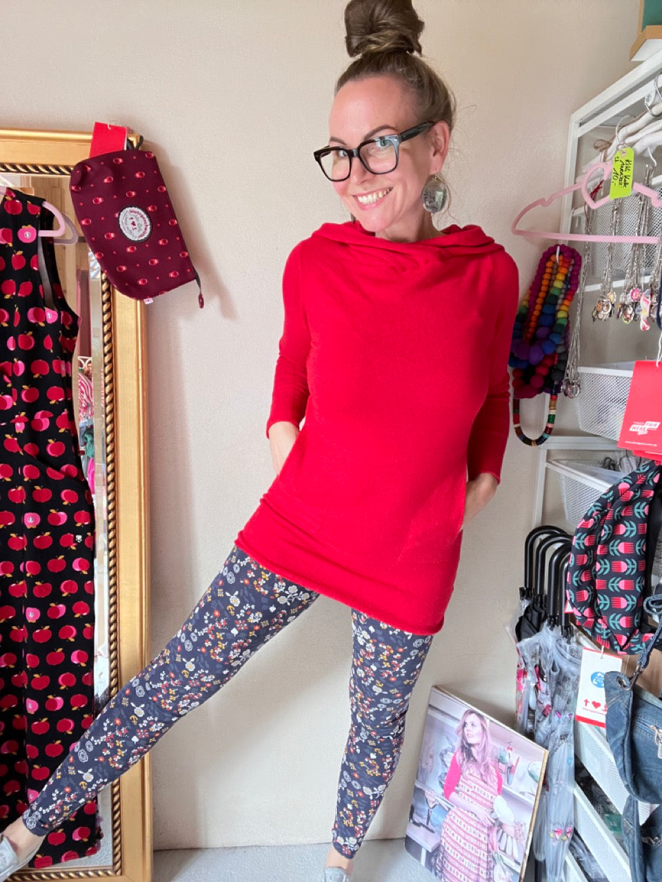Kleid Fräulein Herrlich Rot