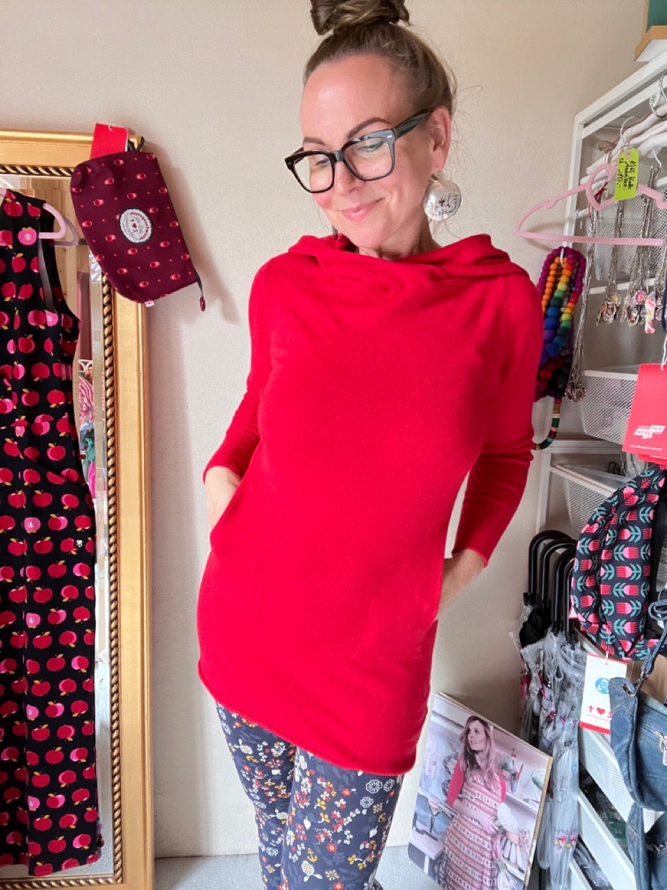 Kleid Fräulein Herrlich Rot