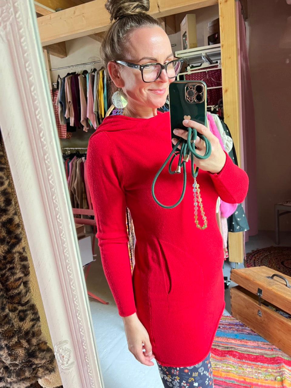 Kleid Fräulein Herrlich Rot