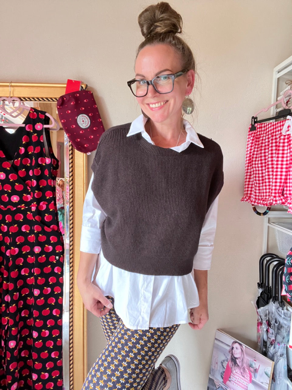 Hemd Bluse Gretchen Weiß