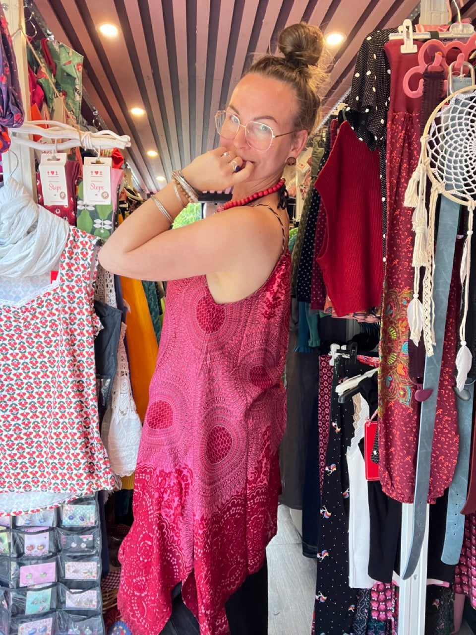 Kleid Happy Mind Fuchsia