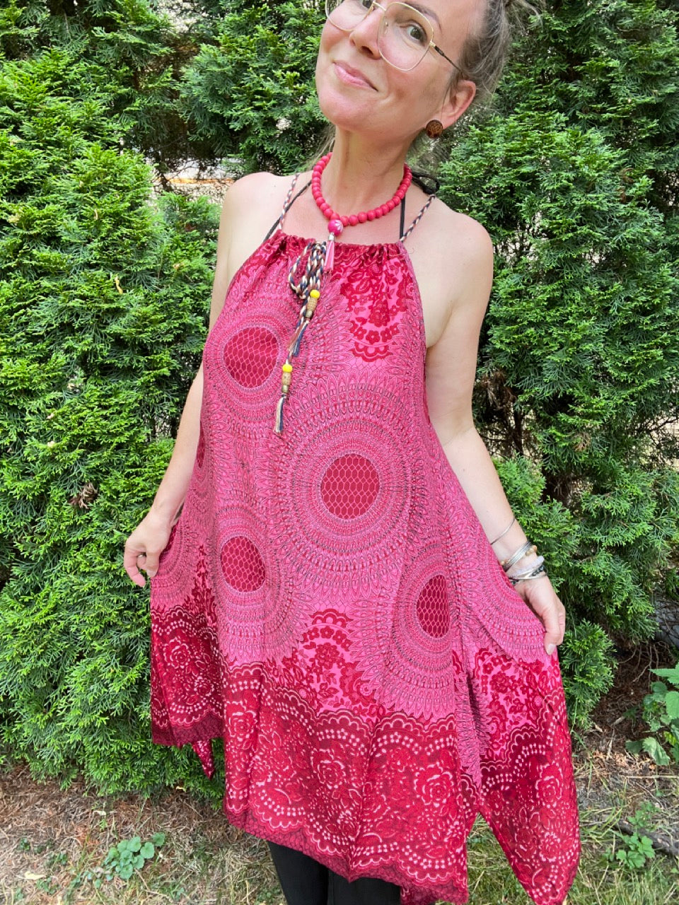 Kleid Happy Mind Fuchsia