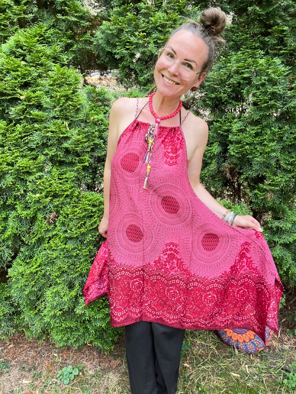 Kleid Happy Mind Fuchsia