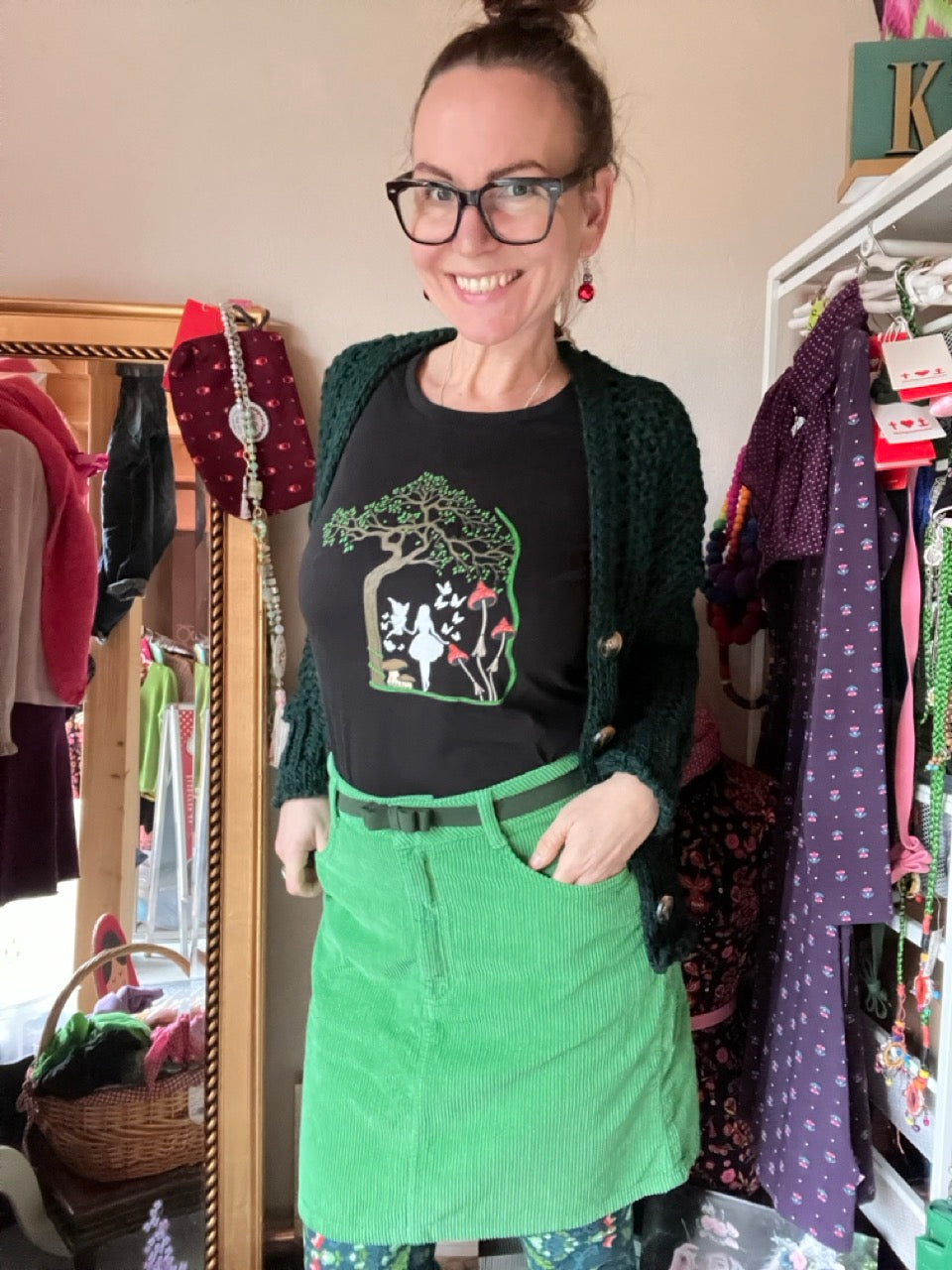 Shirt Edelmädel Wunderland - Ladies Organic Shirt