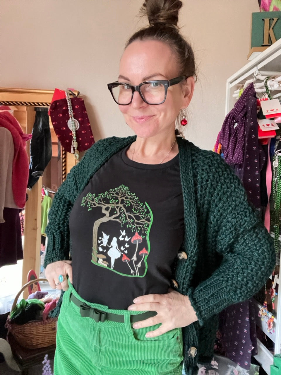 Shirt Edelmädel Wunderland - Ladies Organic Shirt