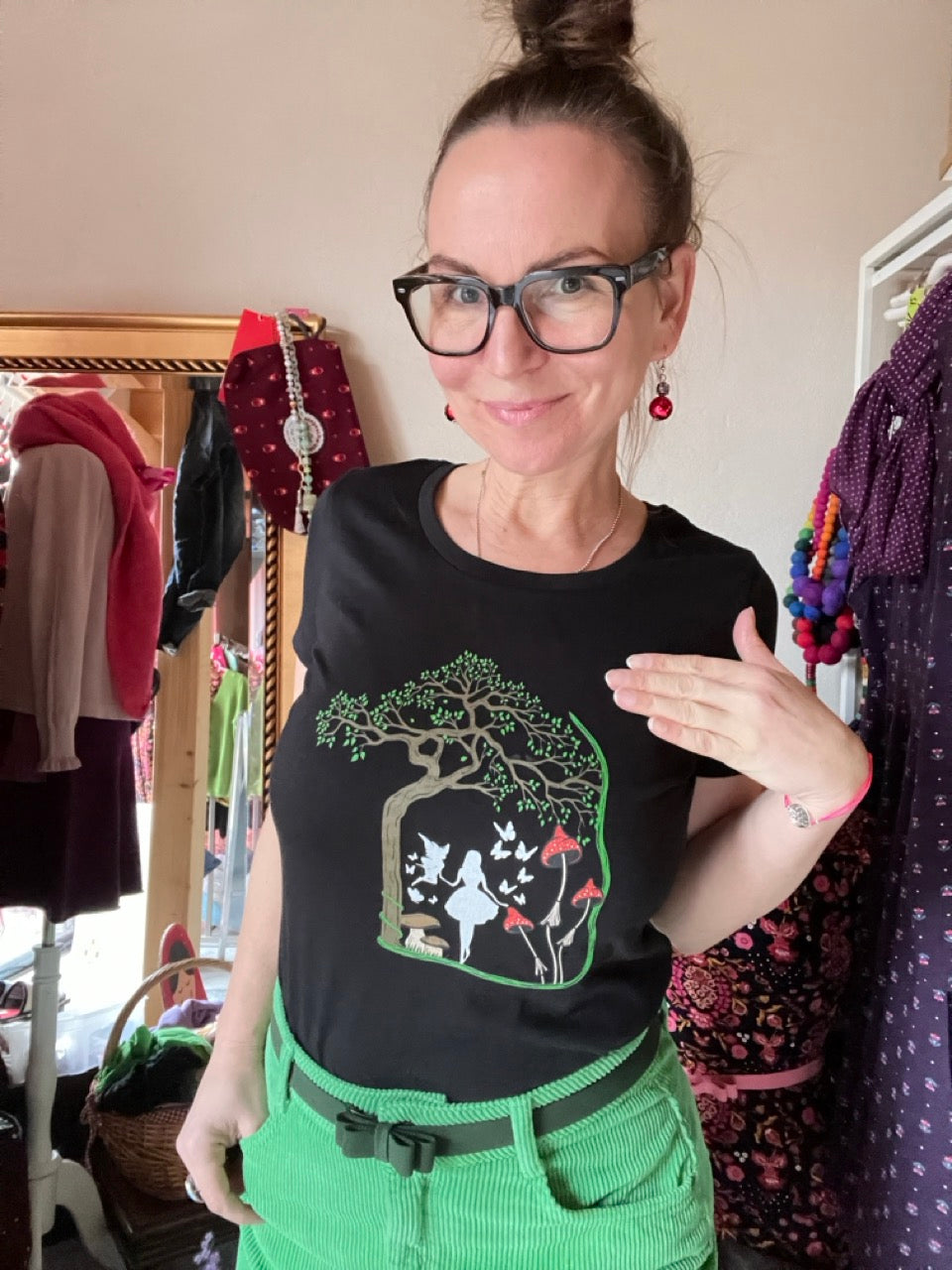 Shirt Edelmädel Wunderland - Ladies Organic Shirt