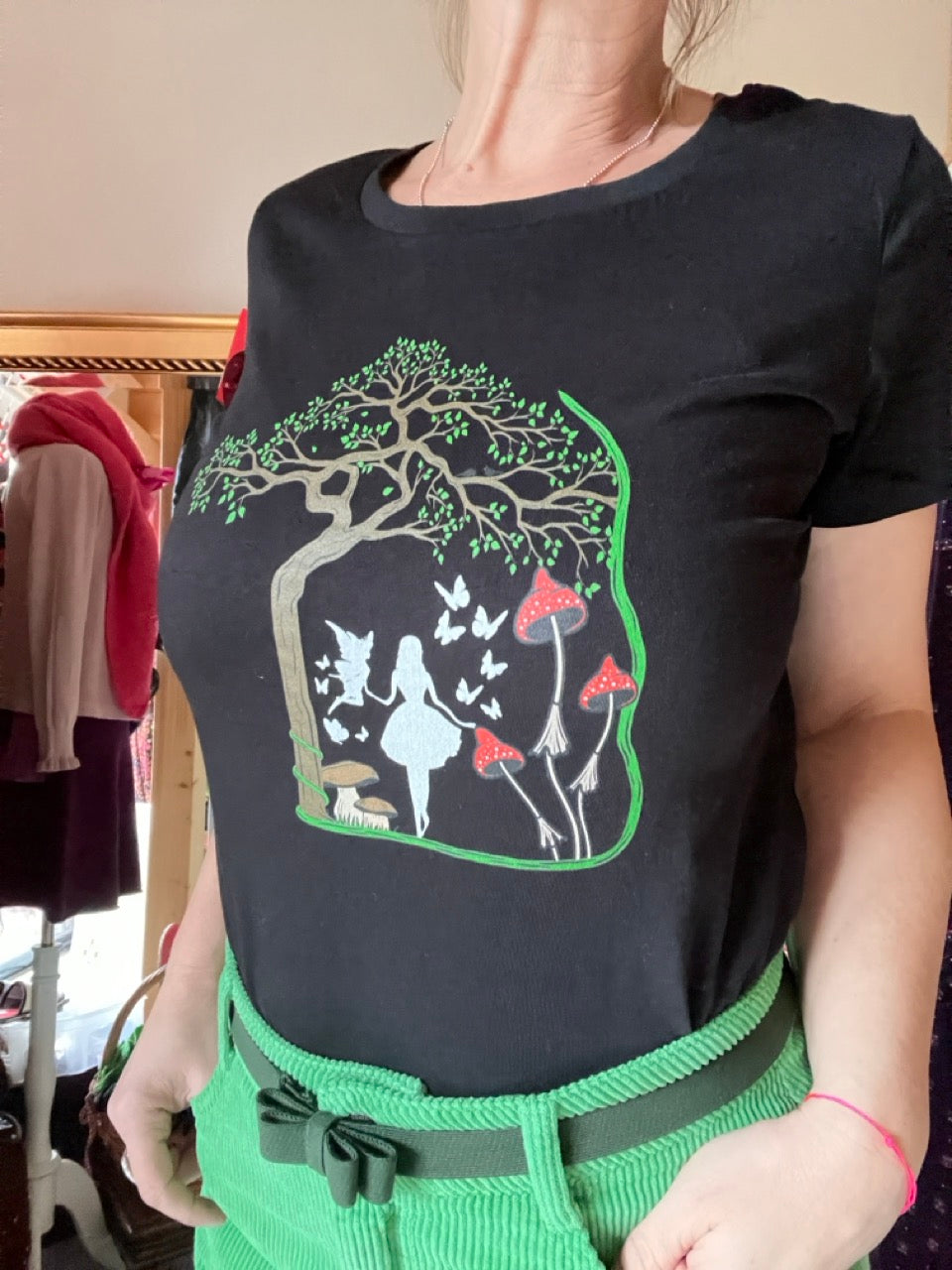 Shirt Edelmädel Wunderland - Ladies Organic Shirt