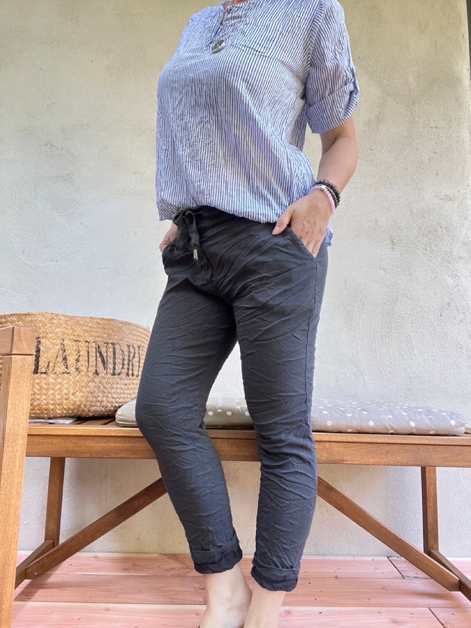 Jogpants Nice Style Dunkelgrau