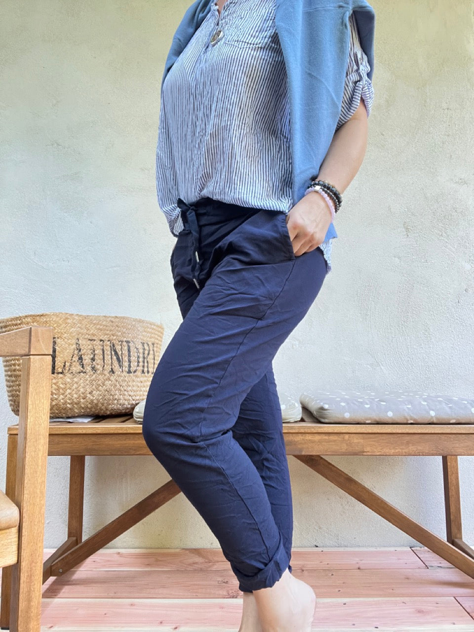 Jogpants Nice Style Dunkelblau Marine