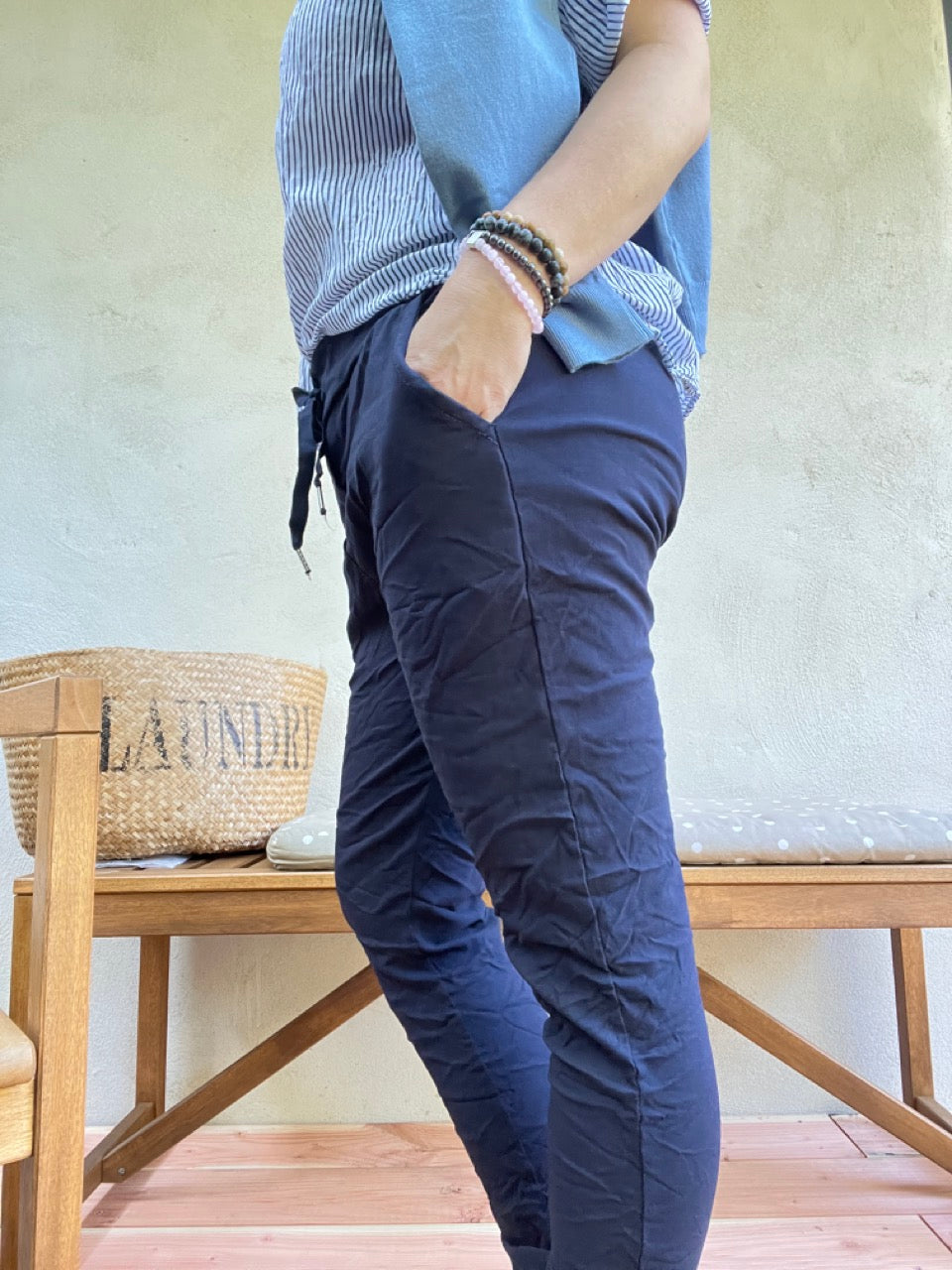 Jogpants Nice Style Dunkelblau Marine