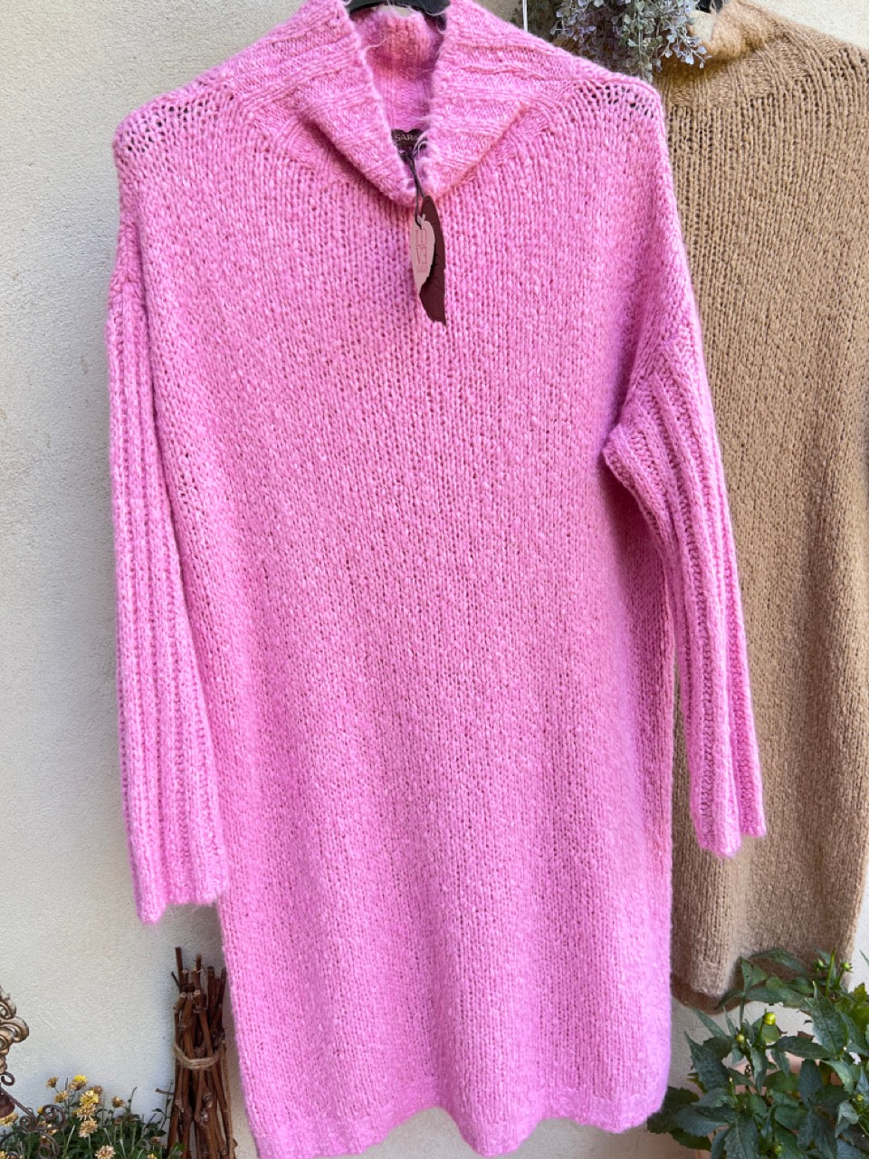 Kleid Frisch verliebt Cappuccino und Rosa