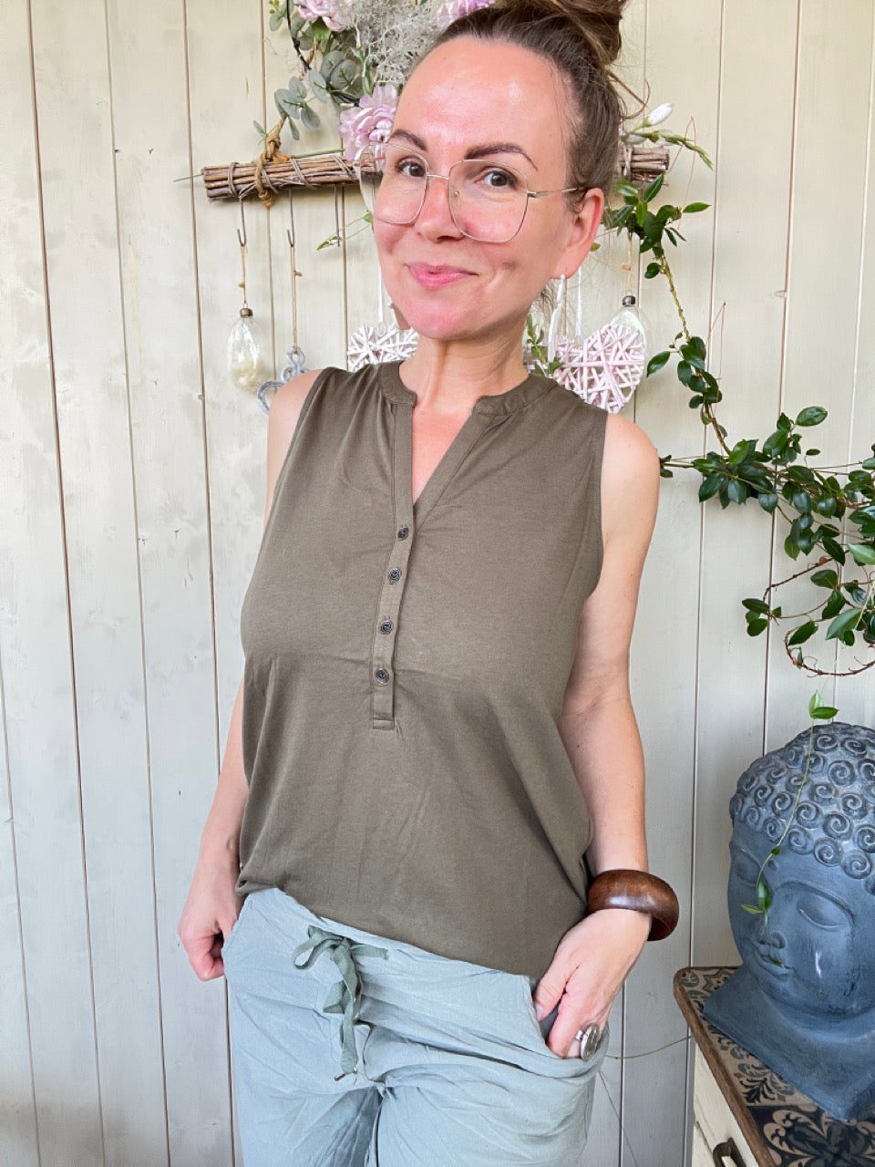 Top Ronja Olive Grün