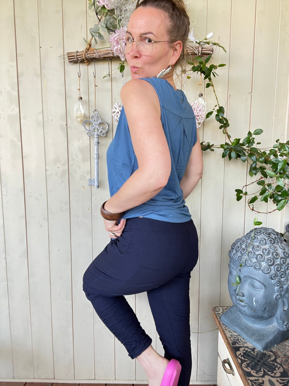 Jogpants Nice Style Dunkelblau Marine